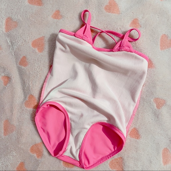 SOLD Carterโs | OshKosh Bโgosh | Swimwear | Pink Kitty Cat Bathing Suit - Picture 4 of 6